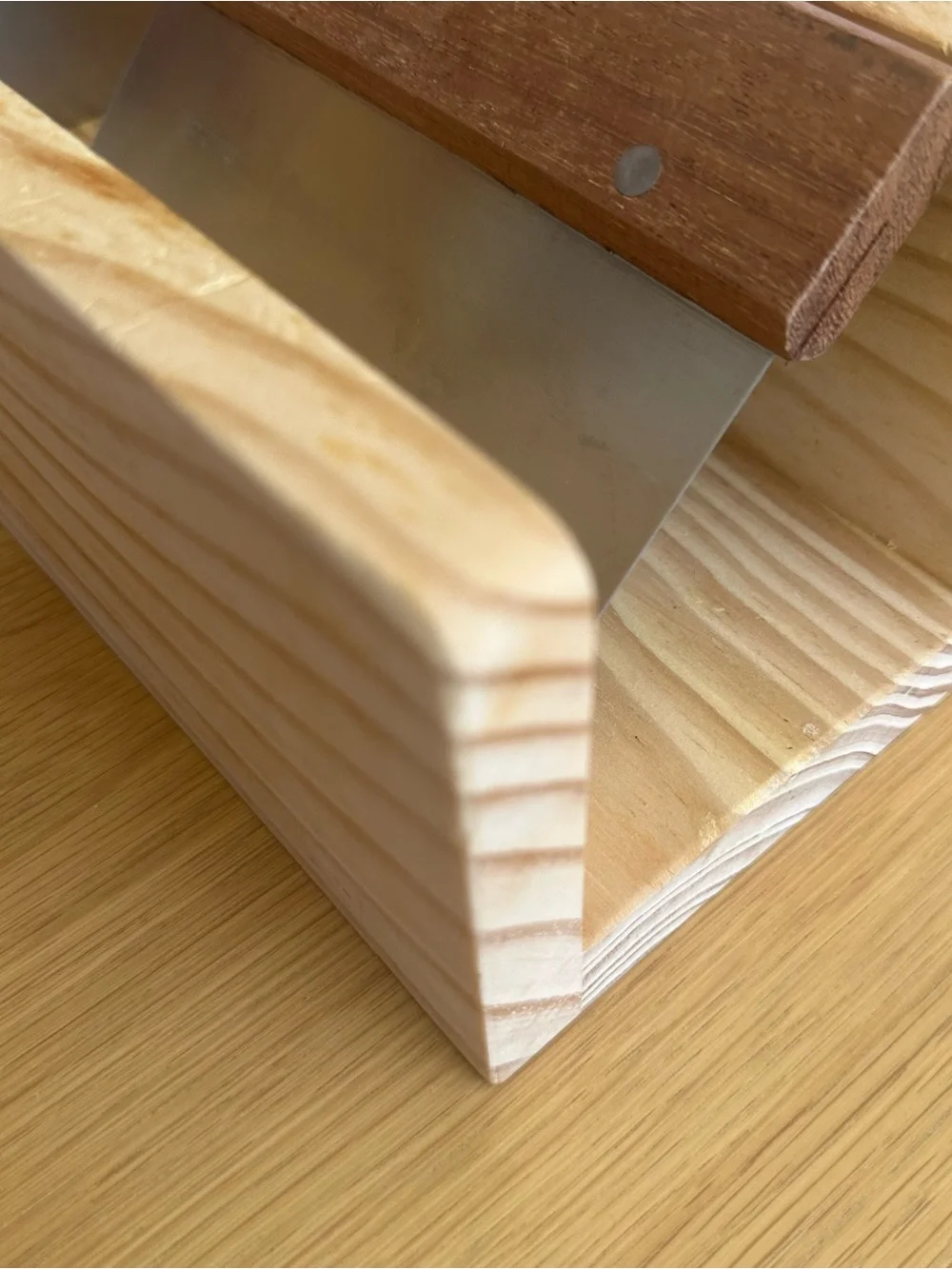 Creekside Soaf Loaves Cutter Wooden 2 Metal Saw Guide Box for Soap Loaves